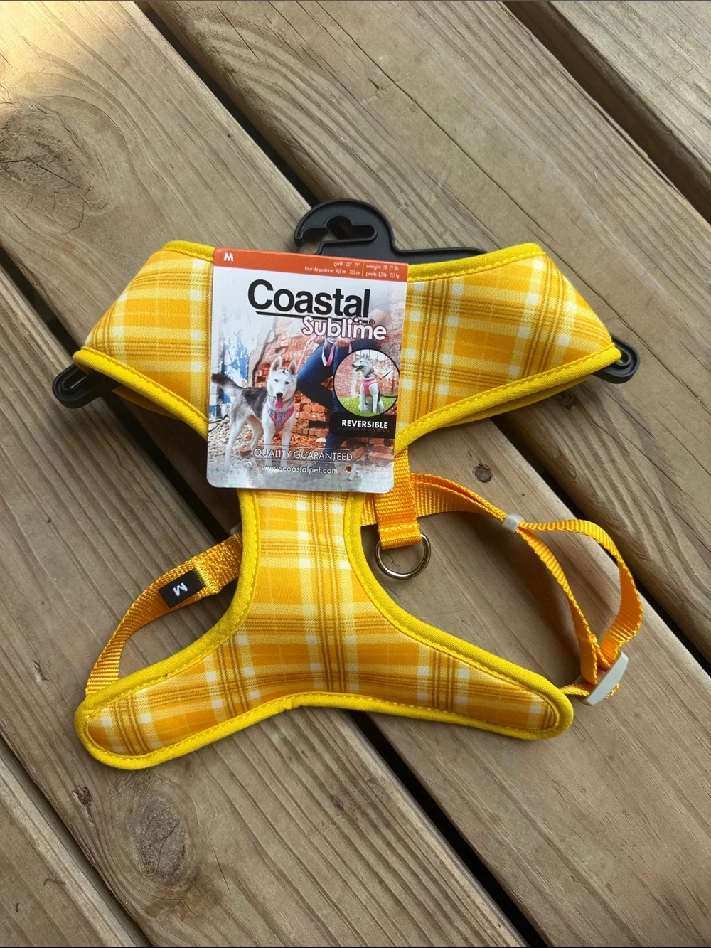 NWT Coastal Pet Sublime Reversible Dog Harness - Adjustable Fit MEDIUM
